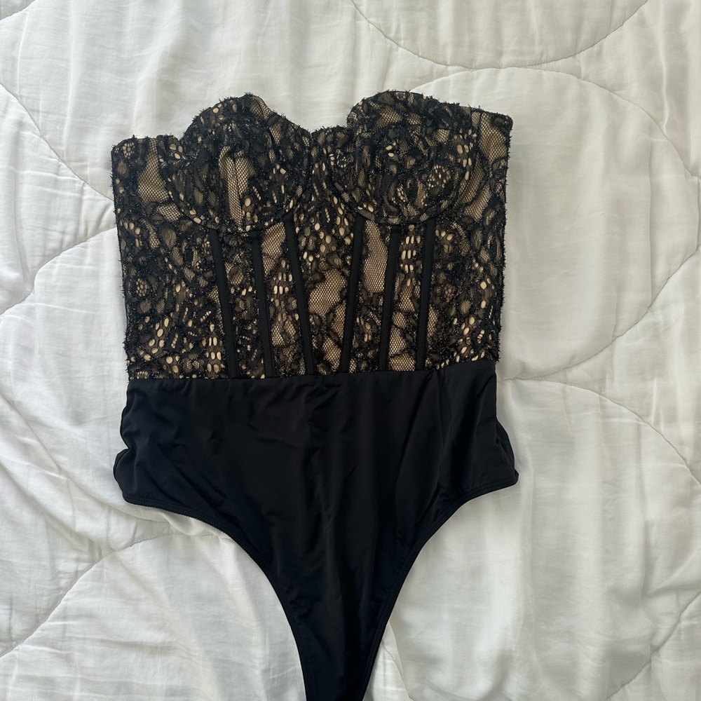 Black Lace Bodysuit
